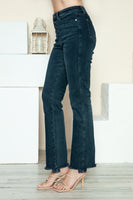 Judy Blue Full Size Button Fly Hem Destroy Straight Jeans-online exclusive