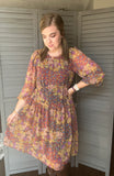 Boho Floral dress