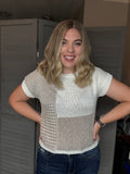 Modern Mosaic Sweater- Ivory