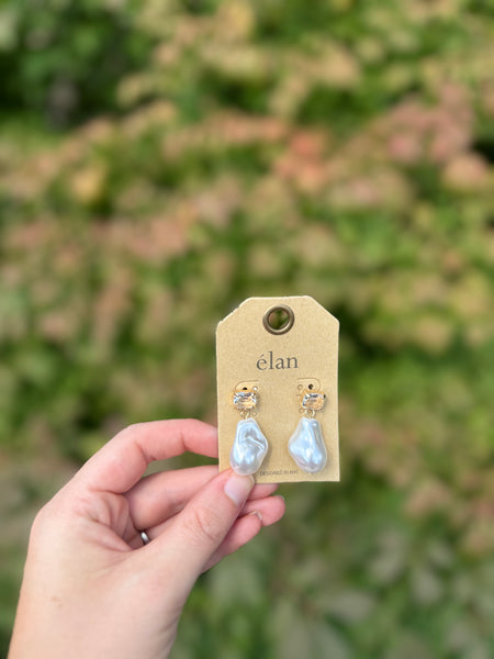 Florals and Pearls Clay Earring Collection