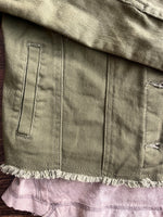 Olive Denim Jacket