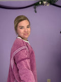 Magenta Cozy Pullover