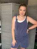 Navy Summertime Romper