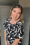 Monochrome Muse Dress