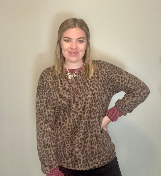 Cheetah Pullover