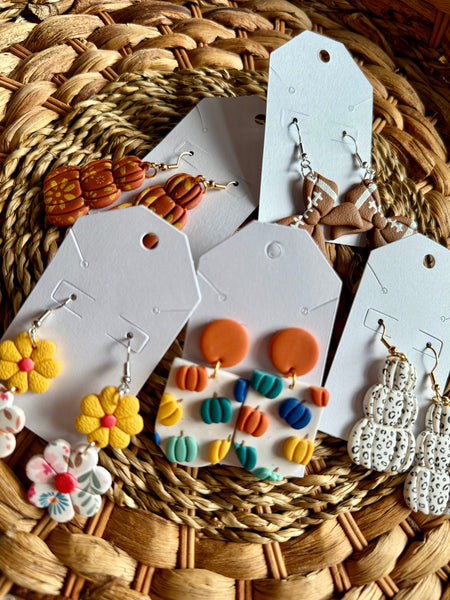 Falling in Love Clay Earring Collection