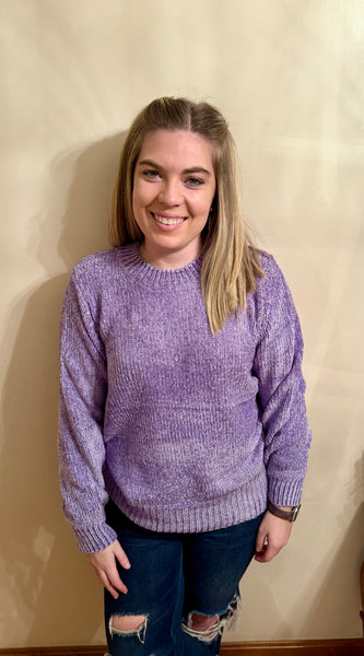 Lavender Cozy Cloud Sweater