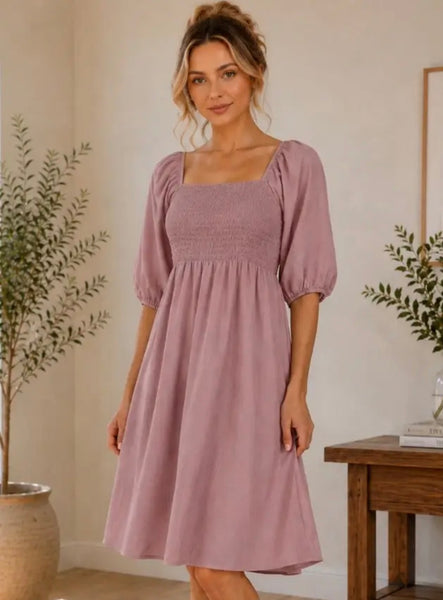 mauve dress casual XLarge Black Satin Midi Dress Group Color:rosewood The Fran Dress embodies Reasonable Wedding Dresses