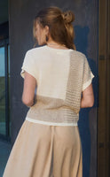Modern Mosaic Sweater- Ivory