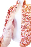 Pink Floral Lightweight Quilted Jacket-online exclusive