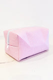 Pink Seersucker Makeup Bag (online exclusive)