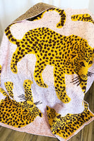 Wild Side Pink Cheetah Luxury Blanket-online exclusive