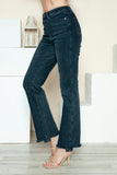 Judy Blue Full Size Button Fly Hem Destroy Straight Jeans-online exclusive